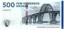 Danimarca 500 Kroner - Bridge - Bronze vessel - Serial C.319 - 2019 - P.73a