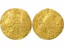Dauphine, Francis I - Gold Ecu with Sun - 1519 / 1528 Romans
