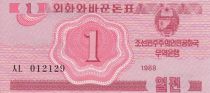 Democratic People´s Republic of Korea 1 Chon Red - 1988