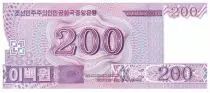 Democratic People&acute;s Republic of Korea 200 Won Statue Chollima - 2008