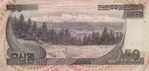 Democratic People´s Republic of Korea 50 Won - Young workers - Landscape - Specimen - 1992 - P.42s
