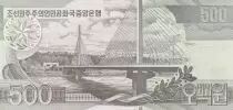 Democratic People´s Republic of Korea 500 Won - Assembly Hall - Bridge - 2007