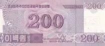 Demokratische Volksrepublic Korea 200 Won Statue Chollima - 2008 (2009) - Specimen