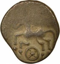 Denarius VOL with Horse and Wheel - 80 / 75 BC
