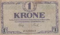Denmark 1 Krone - Coat of arms - 1921 - P.12g
