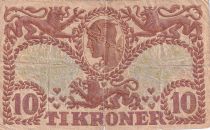 Denmark 10 Kroner - 1941 - VG+ - Letter Q - P.31