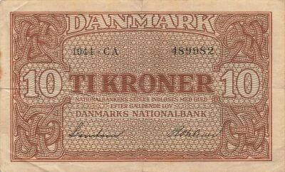 Denmark 10 Kroner - 1944 - P.36