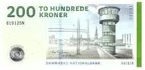 Denmark 200 Kroner - Tower - 2016 - Belt buckle - P.67f