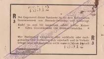 Deutsches &ouml;stliches Afrika 1 Roupie - Black - 1916 - Serial R.3 - P.20a