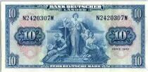 Deutschland (Bundesrepublik) 10 Deutsche Mark -  Allegorical figures - 1949 - N2420307W