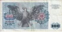 Deutschland (Bundesrepublik) 100 Deutsche Mark - Sebastian Munster - Eagle - 1970 - Lettre Q - VF - P.34a