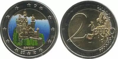 Deutschland (Bundesrepublik) NEW-.2012 2 ?, Bayern (colorised)