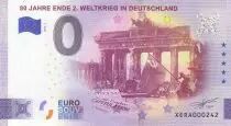 Deutschland 0 Euro - 80 JAHRE ENDE 2 WELTRIEG  - 2025