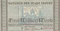 Deutschland 1 000 000 Mark - City of Erfurt - Serial B - 1923