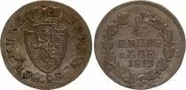 Deutschland 1/4 Kreuzer, Guillaume - Duch&eacute; de Nassau -1819 Z