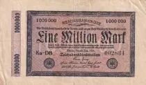 Deutschland 1 million Mark - 25/07/1923 - Serial Ka-DB
