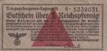 Deutschland 1 Reichespfenning - Camp de Prisonniers - 1940 - Serial 4