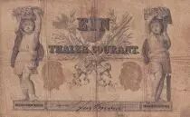 Deutschland 1 Thaler - Prussian treasury bill - 13-02-1861 - Serial IV - VG+ - PS.0411