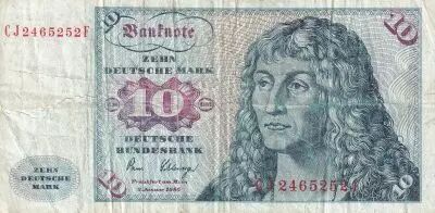 Deutschland 10 Mark - Young man - 1980 - F - P.31c