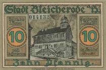 Deutschland 10 Pfennig - Bleicherode - 1921 - Notgeld