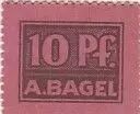 Deutschland 10 Pfenning - A. Bagel Dusseldorf