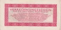 Deutschland 10 Reichsmark - Military Payements Certificates - 1944 - XF+ - P.M40