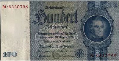 Deutschland 100 Reichsmark 1933 - serial G - UNC