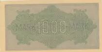Deutschland 1000 Mark Dk green on green and lilac - 1922 - VF - P.76