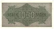 Deutschland 1000 Mark Dk green on green and lilac - 1922 - VF - P.76