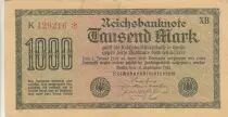 Deutschland 1000 Mark Dk green on green and lilac - 1922 - VF - P.76