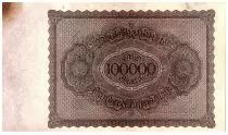 Deutschland 100000 Mark Gisze - 1923 - XF - P.83c