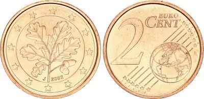 Deutschland 2 Centimes Euro - 2002 J