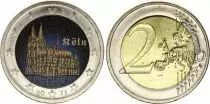 Deutschland 2 Euros - Cologne Cathedral - Colorised - F Stuttgart - 2011