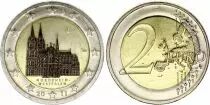 Deutschland 2 Euros - Cologne Cathedral - Colorised - G Karlsruhe - 2011