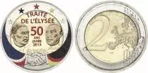 Deutschland 2 Euros - Elys&eacute;e Treaty - Colorised - A (Berlin) - 2013