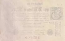 Deutschland 2 Millionen Mark - White & Rose - 1923 - Varieties watermarks and serials - SUP - P.103
