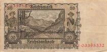 Deutschland 20 Mark - Reichsbanknote - 1939 - P.185