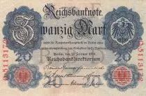 Deutschland 20 Mark Eagle - 1914 - P.46b - aUNC