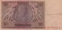 Deutschland 20 Reichsmark - Werner Von Siemens - 1929 - Serial A