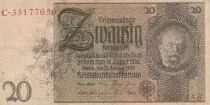 Deutschland 20 Reichsmark - Werner Von Siemens - 1929 - Serial C