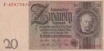 Deutschland 20 Reichsmark - Werner Von Siemens - 1929 - Serial F