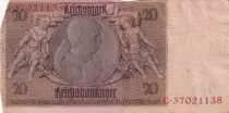Deutschland 20 Reichsmark - Werner Von Siemens - 1929 - Serial G with different numbers