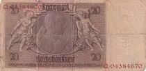 Deutschland 20 Reichsmark - Werner Von Siemens - 1929 - Serial Q with different numbers