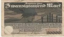 Deutschland 20000 Mark - State of Gladbach - Serial G - 1923