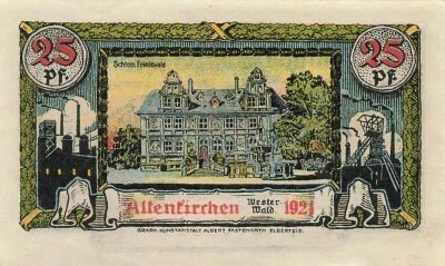 Deutschland 25 Pfennig - Altenkirchen - 1921 - Notgeld