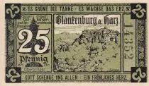 Deutschland 25 Pfennig - Blankenburg am Harz - Notgeld - 1920