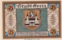 Deutschland 25 Pfennig - Greiz - Notgeld - 1921