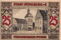 Deutschland 25 Pfennig - M&uuml;hlberg - Notgeld - 1921