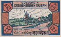 Deutschland 25 Pfennig - Quern - Notgeld - 1921