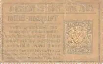 Deutschland 25 Pfennig - Telephon-Billet